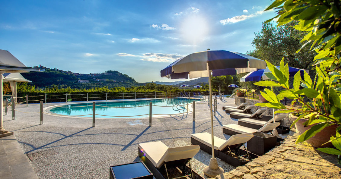 Swimming Pool area and Chiringuito - Villa Alfresco 
