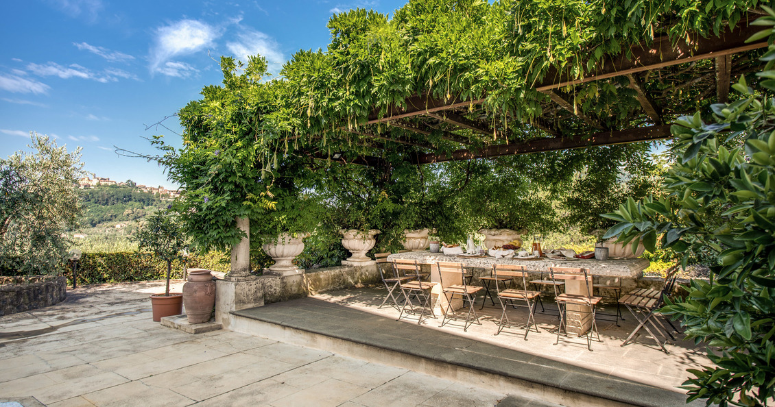Villa Alfresco for rental in tuscany alfresco dining 
